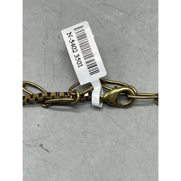 mariana pendent 2" chain 30" necklace handmade crystals black circle READ NEW - Picture 8 of 10